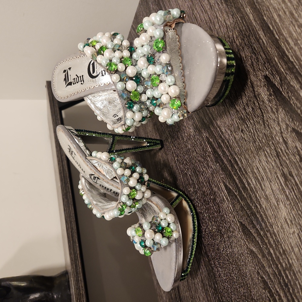 Lady couture bling mule